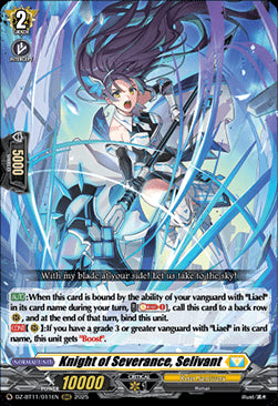 Knight of Severance, Selivant  (V.1 - Triple Rare) - Symphony of Might & Bloom (Triple Rare) [DZ-BT11-011]