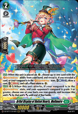 Artful Display of United Hearts, Mollmoire  (V.1 - Triple Rare) - Symphony of Might & Bloom (Triple Rare) [DZ-BT11-014]
