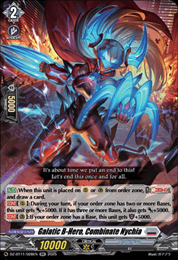 Galatic B-Hero, Combinate Nychia  (V.1 - Double Rare) - Symphony of Might & Bloom (Double Rare) [DZ-BT11-028]