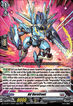 Ad Vorefront  (V.1 - Double Rare) - Symphony of Might & Bloom (Double Rare) [DZ-BT11-029]