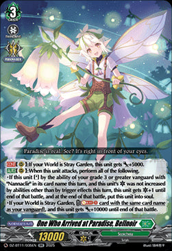 One Who Arrived at Paradise, Bellnoir  (V.1 - Double Rare) - Symphony of Might & Bloom (Double Rare) [DZ-BT11-035]