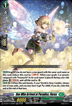 One Who Arrived at Paradise, Florus  (V.1 - Double Rare) - Symphony of Might & Bloom (Double Rare) [DZ-BT11-038]