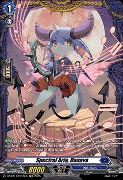 Spectral Aria, Danava  (V.2 - Frame Rare) - Symphony of Might & Bloom (Frame Rare) [DZ-BT11-FR15]