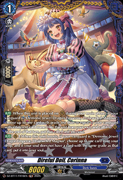 Direful Doll, Corinna  (V.2 - Frame Rare) - Symphony of Might & Bloom (Frame Rare) [DZ-BT11-FR16]
