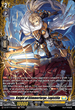 Knight of Glimmerforge, Logistilla  (V.2 - Frame Rare) - Symphony of Might & Bloom (Frame Rare) [DZ-BT11-FR25]