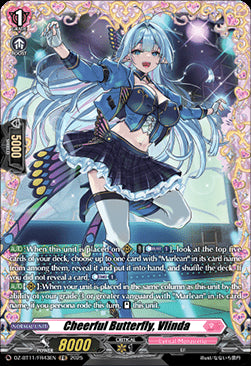 Cheerful Butterfly, Vlinda  (V.2 - Frame Rare) - Symphony of Might & Bloom (Frame Rare) [DZ-BT11-FR43]