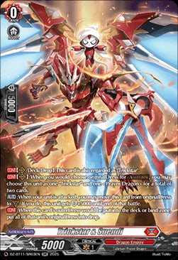 Trickstar & Suendi  (V.4 - Silver Rare) - Symphony of Might & Bloom (Silver Rare) [DZ-BT11-SR03]