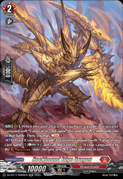 Rockbound Edge Dragon  (V.3 - Silver Rare) - Symphony of Might & Bloom (Silver Rare) [DZ-BT11-SR05]