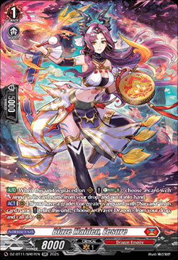 Blaze Maiden, Eesure  (V.3 - Silver Rare) - Symphony of Might & Bloom (Silver Rare) [DZ-BT11-SR07]