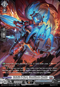 Galatic B-Hero, Combinate Nychia  (V.3 - Silver Rare) - Symphony of Might & Bloom (Silver Rare) [DZ-BT11-SR19]