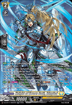 Knight of Sworn Oath, Ednyfed  (V.3 - Silver Rare) - Symphony of Might & Bloom (Silver Rare) [DZ-BT11-SR22]