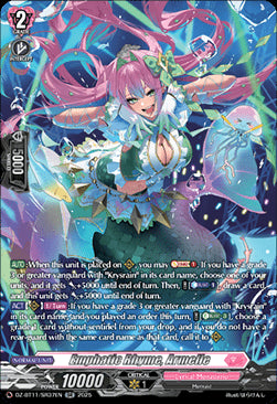 Emphatic Rhyme, Armelle  (V.3 - Silver Rare) - Symphony of Might & Bloom (Silver Rare) [DZ-BT11-SR37]