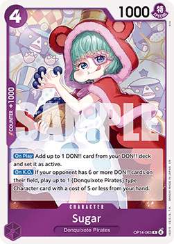 Sugar (OP14-063) - The Azure Sea's Seven (Rare) [OP14-063]