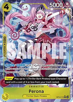 Perona (OP14-111) (V.2) - The Azure Sea's Seven (Alternate Art) [OP14-111]