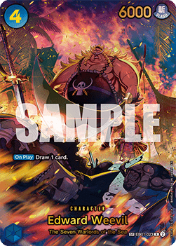 Edward Weevil (EB01-023) - The Azure Sea's Seven (Special Rare) [OP14-EB01-023]