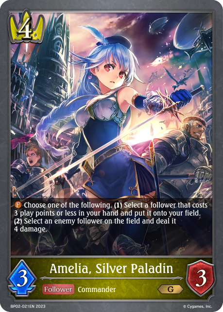 Amelia, Silver Paladin