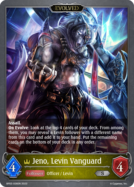 Jeno, Levin Vanguard (Evolved)