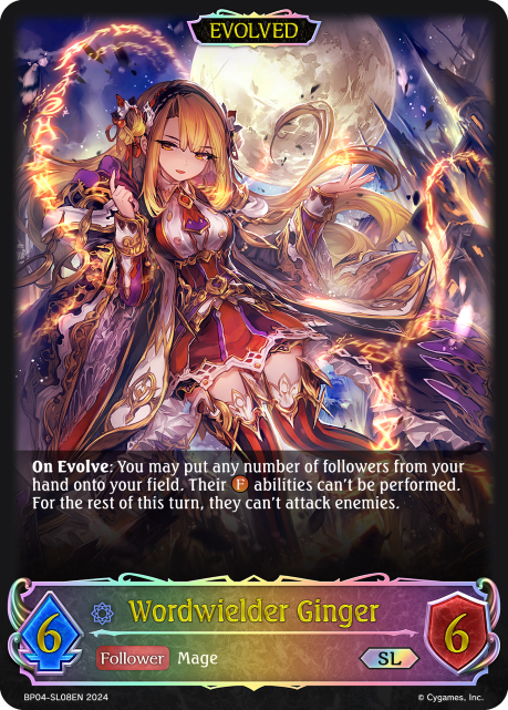 Wordwielder Ginger (Evolved)