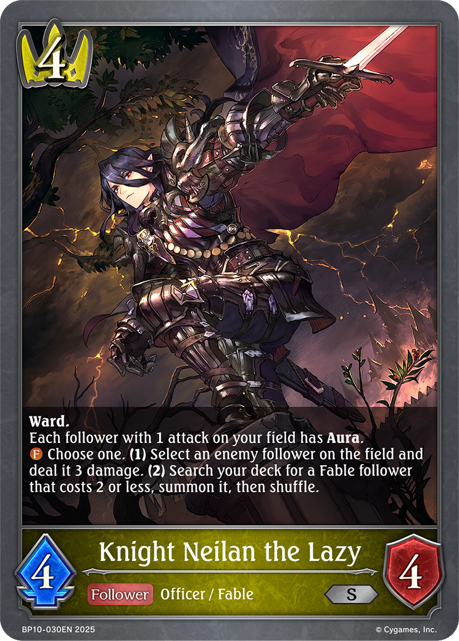 Knight Neilan the Lazy