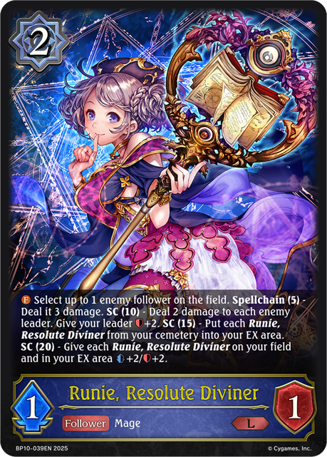 Runie, Resolute Diviner