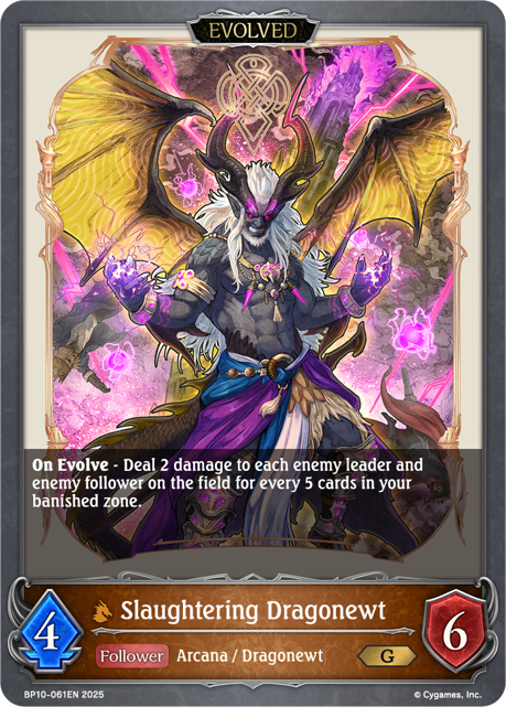 Slaugherting Dragonewt (Evolved)