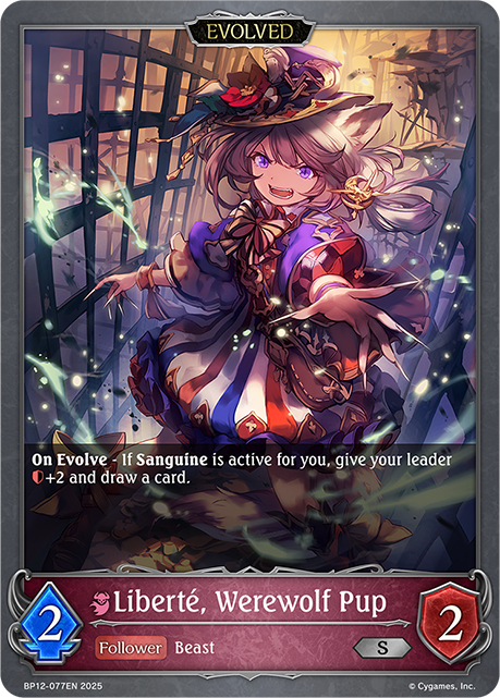 Liberte, Werewolf Pup (Evolved)