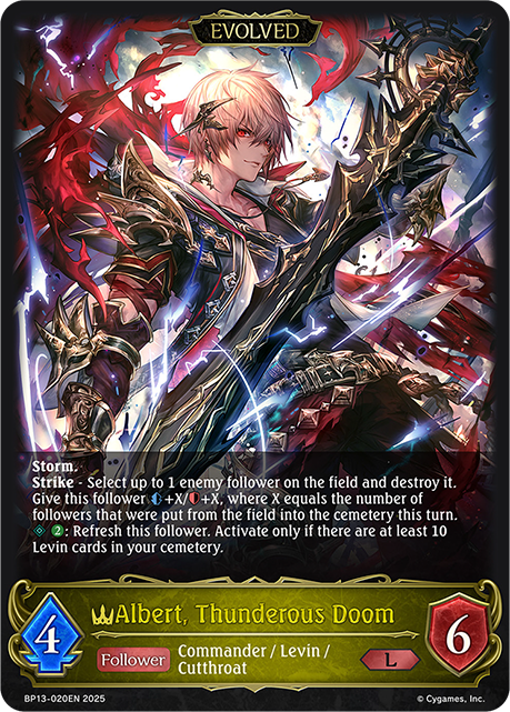 Albert, Thunderous Doom (Evolved)