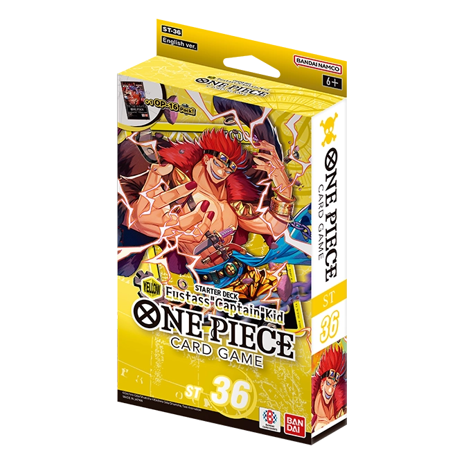 One Piece Card Game: Starter Deck - Yellow Eustass"Captain"Kid - [ST-36]