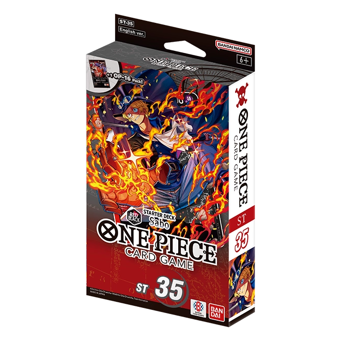 One Piece Card Game: Starter Deck - Red/Black Sabo - [ST-35]