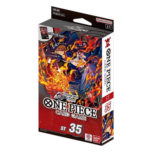 One Piece Card Game: Starter Deck - Red/Black Sabo - [ST-35]