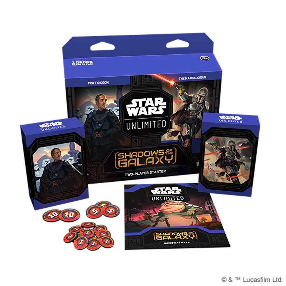 Star Wars: Unlimited Shadows of The Galaxy Two Players Starter Deck (Mando & Gideon)