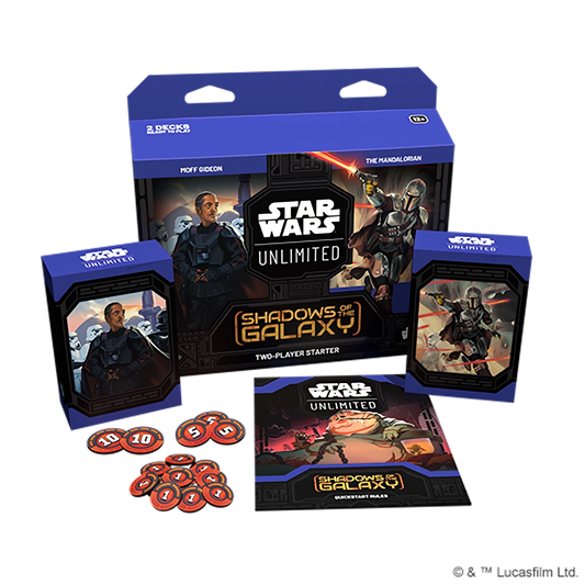 Star Wars: Unlimited Shadows of The Galaxy Two Players Starter Deck (Mando & Gideon)