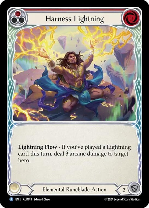 aur013-harnesslightningred