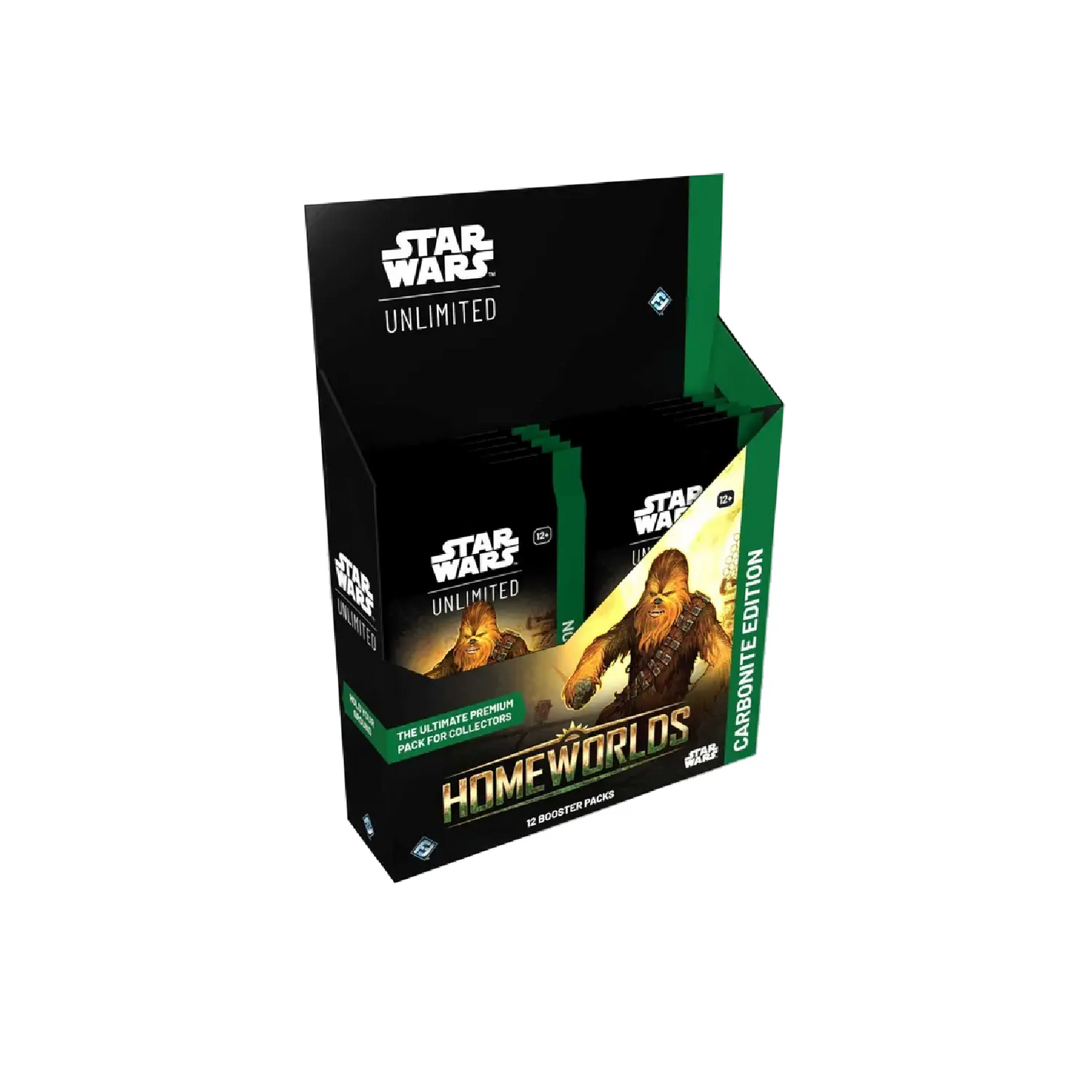 Star Wars: Unlimited - Homeworlds Carbonite Booster Display