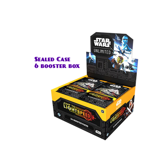 Star Wars: Unlimited - Jump to Lightspeed Booster Box Case (Sealed)