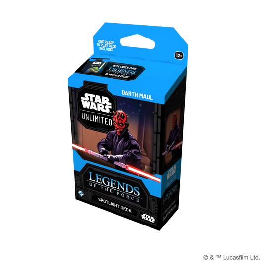 Star Wars: Unlimited - Legends of the Force - Darth Maul Spotlight Deck