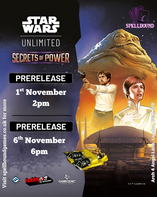 Star Wars: Unlimited - Secrets of Power Prerelease - 01/11
