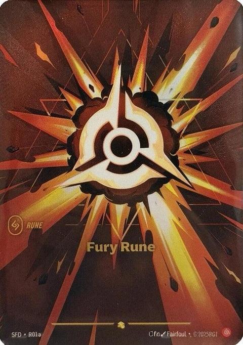 Fury Rune (Alternate Art) (R01a)| Riftbound Card – Spellbound Games