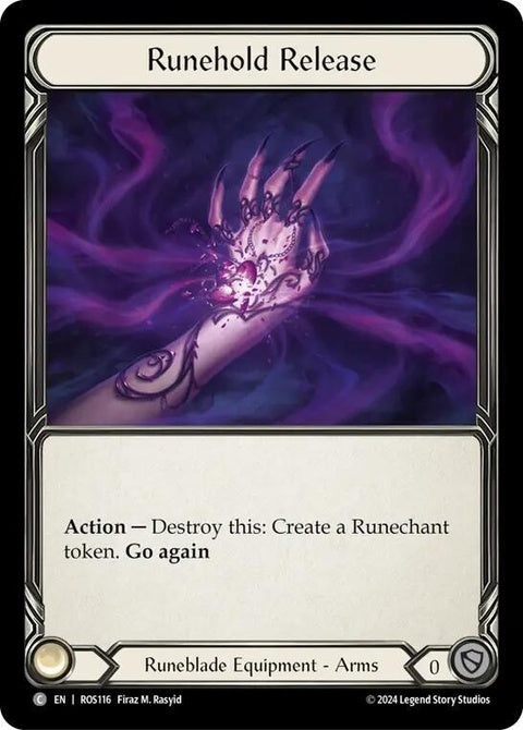 Runehold Release (ROS116)| Flesh and Blood Card – Spellbound Games