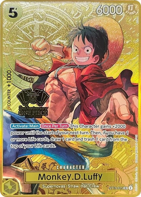 st13-015-monkeydluffyonepiecejapaneseversion2ndanniversaryset