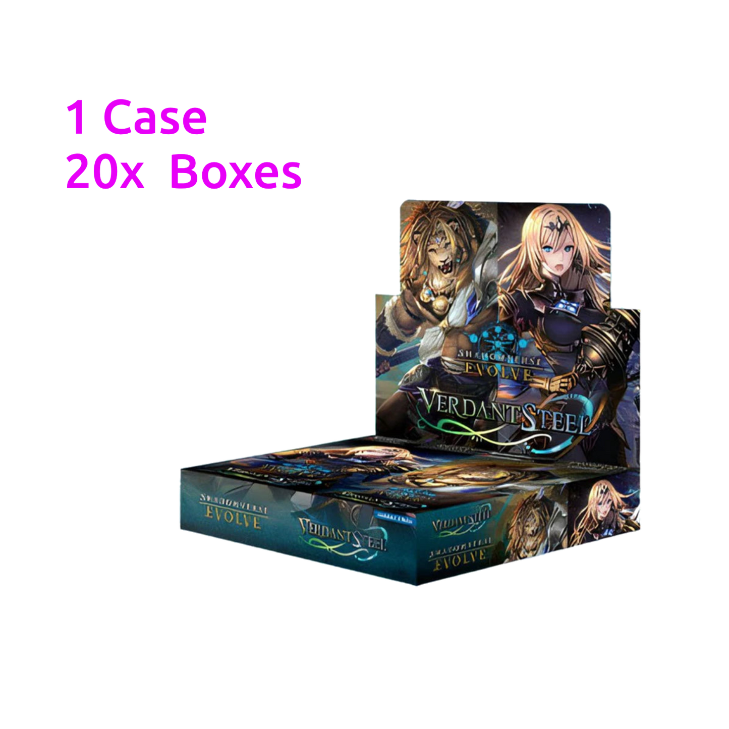 Shadowverse Evolve: Set #7 "Verdant Steel" - Case Split (10 boxes)