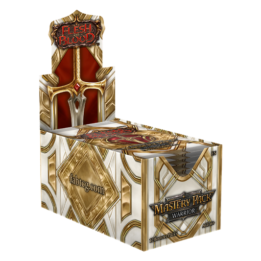 Flesh & Blood: Mastery Pack Warrior Booster Display